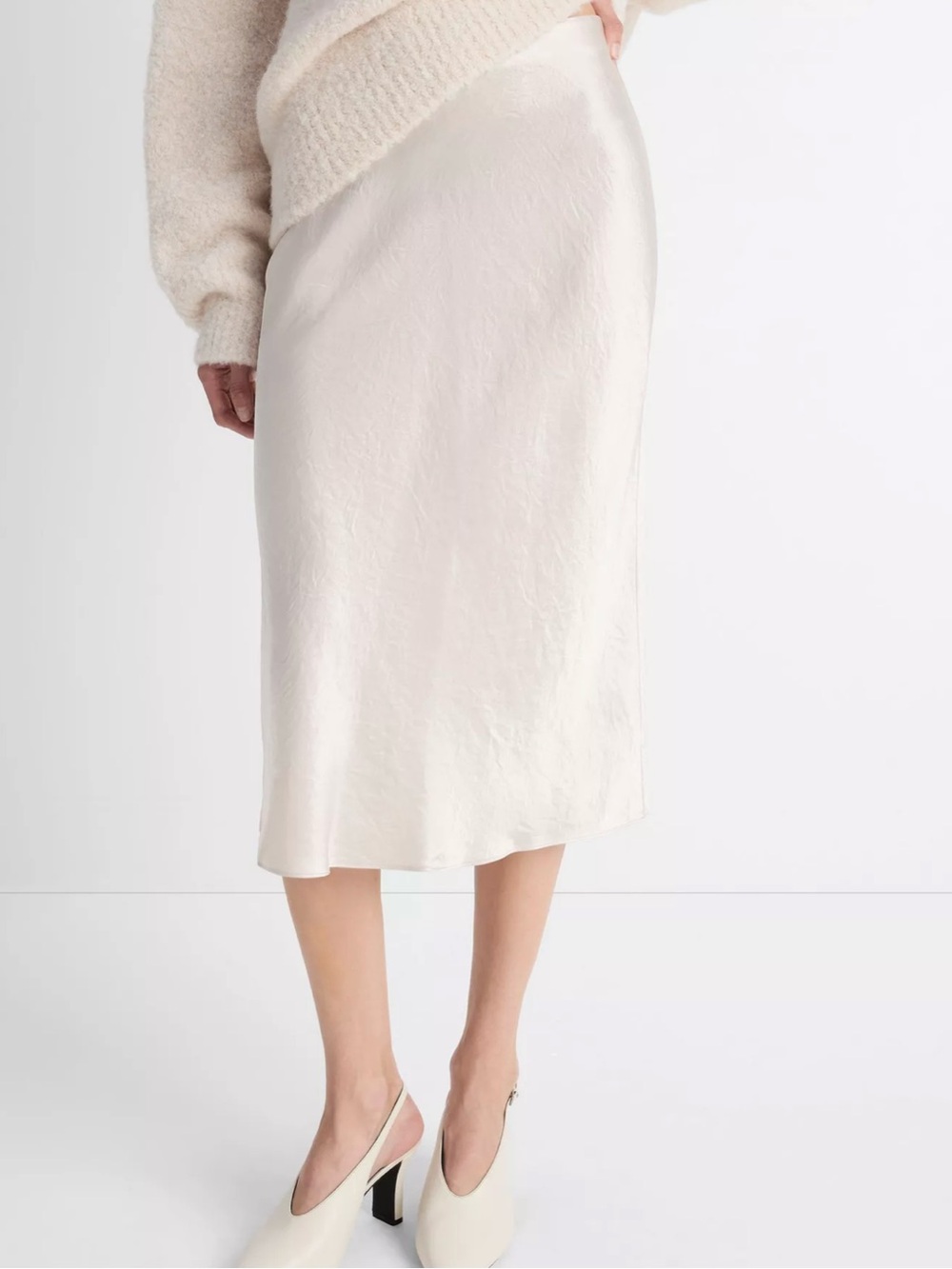 Vince Satin Slip skirt